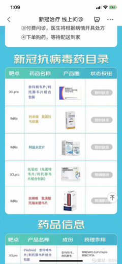 京东疑似下架新冠口服药 目前显示全部缺货